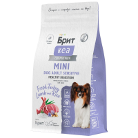 Сухой корм Брит Кеа MINI DOG ADULT SENSITIVE HEALTHY DIGESTION для собак с инд, ягнен. рисом, 1,5кг 