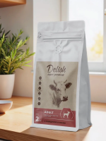 Сухой корм Delish Super Premium Lite для собак  мелких пород 7+ Говядина с рисом, 2кг