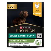 PRO PLAN OPTISTART Сухой корм для Щенков мелких и карликовых пород, с курицей 700 г