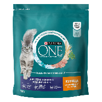 Сухой корм Purina ONE для стерилизованных кошек и котов живущих в домашних условиях с курицей, 750 г