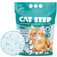 Наполнитель впитывающий силикагелевый CAT STEP Arctic Breeze, 7,6 л