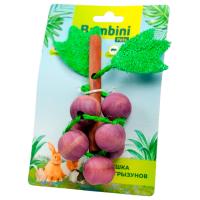 Игрушка Bambini Pets для грызунов "Виноград" из дерева и люфы 
