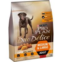 Purina PRO PLAN Duo Delice Сухой корм для собак средних и крупных пород, с говядиной, 2,5 кг