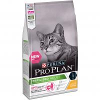 Purina Pro Plan Сухой корм для стерилизованных кошек и кастрированных котов с чувствительным пищеварением, с курицей, 1.5 кг