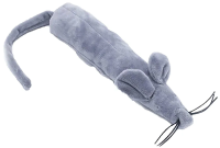 Игрушка GoSi для собак "Крыса ТАМАРА" серая 25см УТ-061469