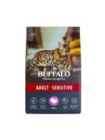 Mr.Buffalo Adult Sensitive Сухой корм для кошек с индейкой, 400 г