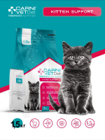 Сухой ветеринарный корм CARNI Vet Diet Kitten Support для котят с наруш. развития и пробл. жкт 1,5кг