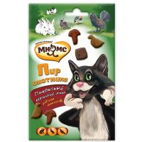 Лакомство для кошек , Мнямс Пир охотника Утка, Кролик, Дичь 50г