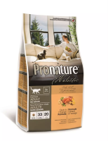 Сухой беззерновой корм Pronature Holistic Pan-Asia GF корм для кошек, утка с апельсином, 340г 