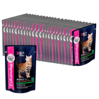 Eukanuba Cat Adult Top Condition Консервированный корм для кошек, говядина, 24 х 85 г