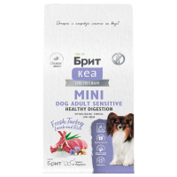 Сухой корм Брит Кеа MINI DOG ADULT SENSITIVE HEALTHY DIGESTION для собак с инд, ягнен. и рисом, 400г