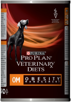 Pro Plan Veterinary OM Obesity Management влажный корм для взрослых собак при ожирении - 400 г