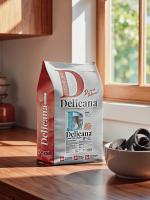 Сухой корм DELICANA  для стерилизованных кошек и кастрированных котов с кроликом 8 кг