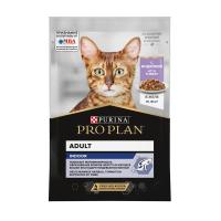 Влажный корм Purina Pro Plan Indoor для домашних кошек, индейка в желе, 85г