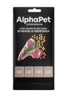 Крем-лакомство Alphapet Superpremium для кошек с ягненком и облепихой 4х12 г.