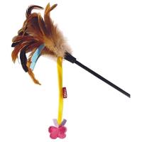 ГиГви 75246 Игрушка д/кошек Дразнилка с бабочкой и перьями