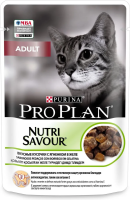 Purina Pro Plan Adult Консервированный корм для взрослых кошек, ягненок в желе 85