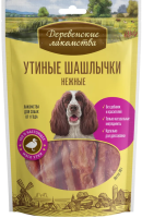 Деревенские лакомства 79711793 для собак Утиные шашлычки нежные 90г