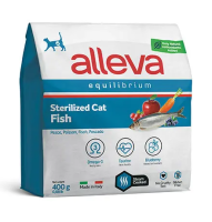 Корм для кастрированных котов и стерилизованных кошек Аллева Эквилибриум с рыбой 0,4 кг