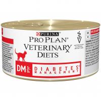 Purina PRO PLAN Veterinary Diets DM Консервированный корм для кошек при диабете, 12 х 195 г