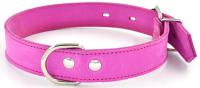 ошейник 1122Р COLOR LINE 2сл 14 мм нубук длина 27-36 см розовый
