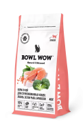 Сухой корм BOWL WOW Fresh Meat для стерилизованных кошек с лососем, белой рыбой и брокколи, 400гр