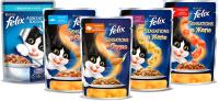 Felix Консервированный корм для кошек, пауч в ассортименте, 75 г