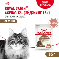 Royal Canin Ageing 12+  Консервированный корм для кошек старше 12 лет,  в соусе 85г.