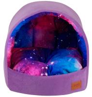 ЗООэкспресс, Домик для животных эстрада "Космос" №1 35*31*31 см сиреневый, 732412