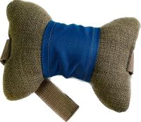 Зооэкспресс 602051 Игрушка  для собак КОСТЬ С 2-мя РУЧКАМИ №1 (20 см, текстиль)