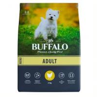 Mr.Buffalo Adult Mini Сухой корм  с курицей для собак мелких пород, 2 кг