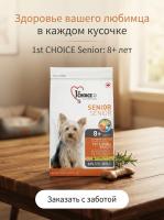Сухой корм для собак миниатюрных и мелких пород, курица, 1кг, 1st CHOICE 