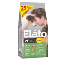 Сухой корм Элато Holistic для щенков средних и крупных пород Курица и Утка 2кг + 25% в подарок