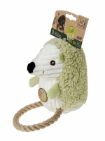 Игрушка для собак ЁЖИК С КАНАТОМ мягкая 26см 10640199 Mpets