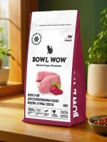Корм BOWL WOW для стерилизованных кошек сухой полнорационный с индейкой и свеклой 400 г