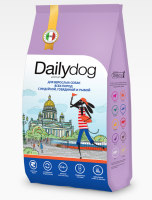 Dailydog casual корм для взрослых собак всех пород с индейкой, говядиной и рыбой 3кг
