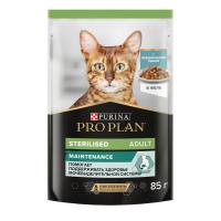 Purina PRO PLAN Sterilised Консервированный корм для стерилизованных кошек, океаническая рыба в желе, 85 г
