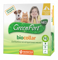 Грин Форт G204 БиоОшейник д/кошек и мелких собак от эктопаразитов 40см