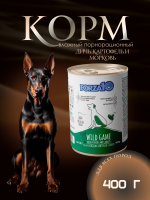 Forza10 Maintenance влажный корм для взрослых собак с дичью, картофелем и морк., в конс.,400г