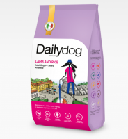 Dailydog Casual line сухой корм для взрослых собак всех пород с ягненком и рисом 12кг