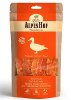 АльпенХоф A528 Лакомство д/средних и крупных собак Грудка утиная нежная 80г