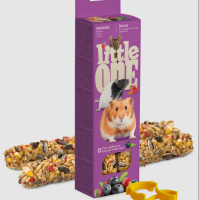 Палочки  Литтл Уан 32250 для хомяков, крыс, мышей и песчанок с Ягодами 2шт*60г