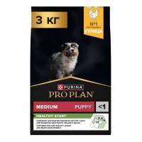 Purina Pro Plan Dog Medium Puppy Корм сухой для щенков средних пород, с курицей, 3 кг