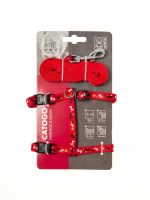 Шлейка для кошек с поводком,   красный, M-Pets