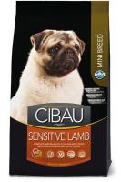 Сухой корм Фармина CIBAU Sensitive Mini  для собак мелких пород с Ягненком 800г