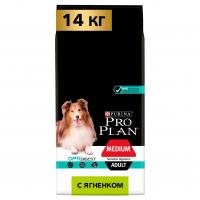 Purina Pro Plan Dog Сухой корм для собак средних пород, ягненок, 14 кг