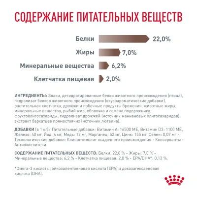 Royal Canin Dog VD Gastro Intestinal Low Fat LF 22 Сухой корм для собак мелких пород с нарушениями пищеварения, 1 кг