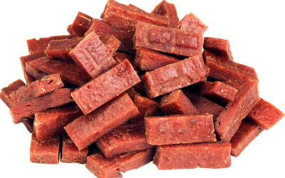 Деревенские лакомства 79711359 для кошек Нарезка из говядины нежная 45г