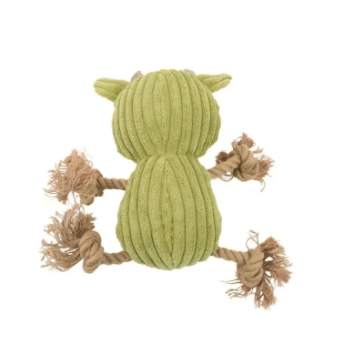 Игрушка мягкая для собак Коровка  Рози с канатом, 28 см, MPets 10642999