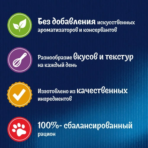 Влажный корм Felix Аппетитные Кусочки Индейка 26x75г